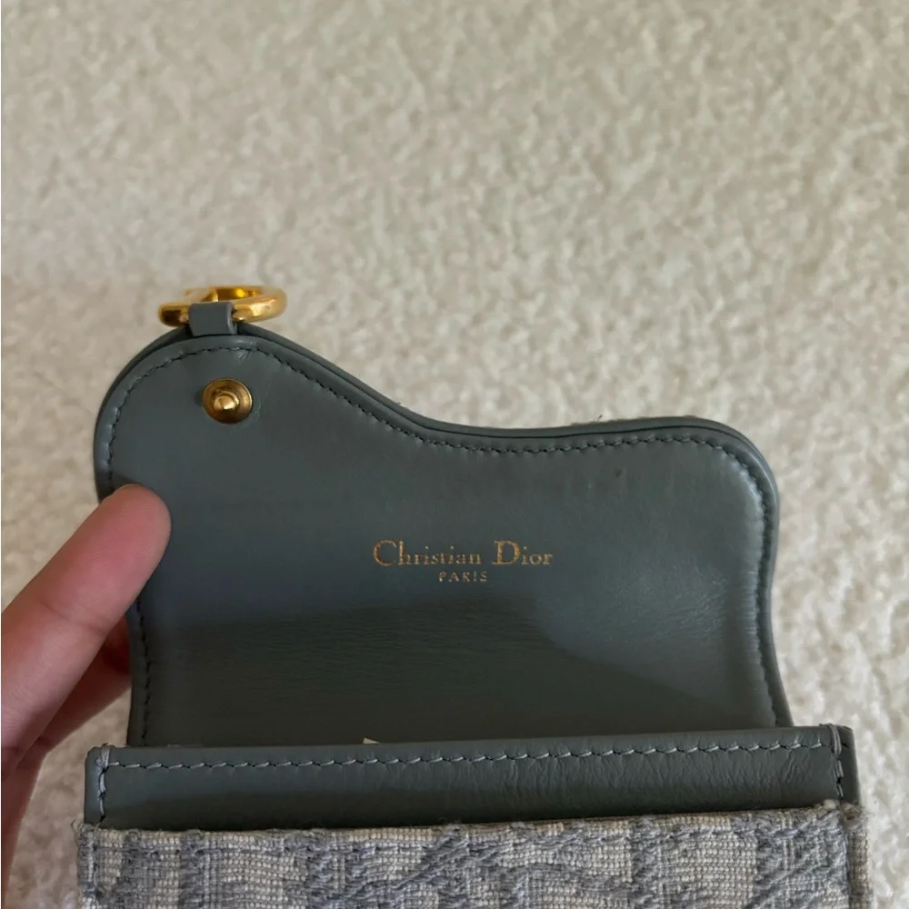 Dior saddle wallet